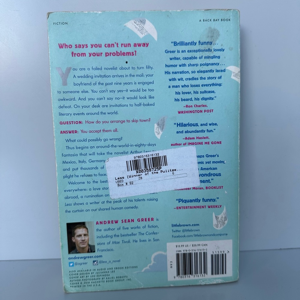 Less by Andrew Sean Greer - Picture 2 of 2